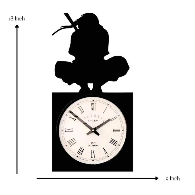 Veyora Steel Analog Wall Clock - Black media 7