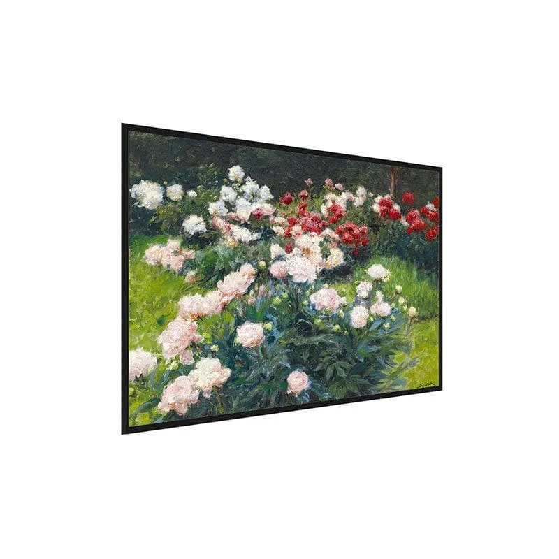 The Garden Canvas Painting - Black Frame media 3
