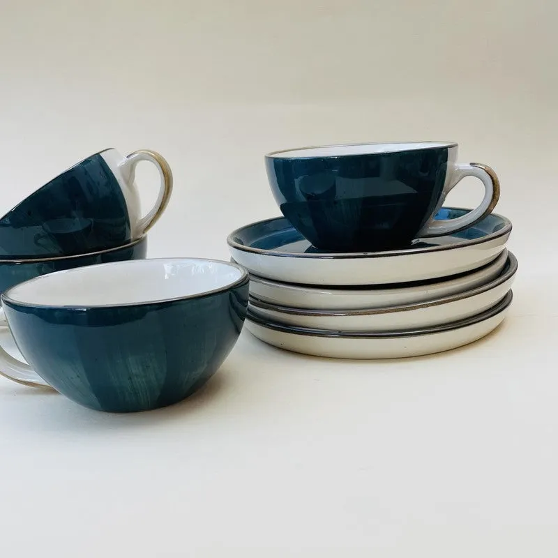 Aura Sip Cup & Saucer (240 mL Each) - Set of Four media 6