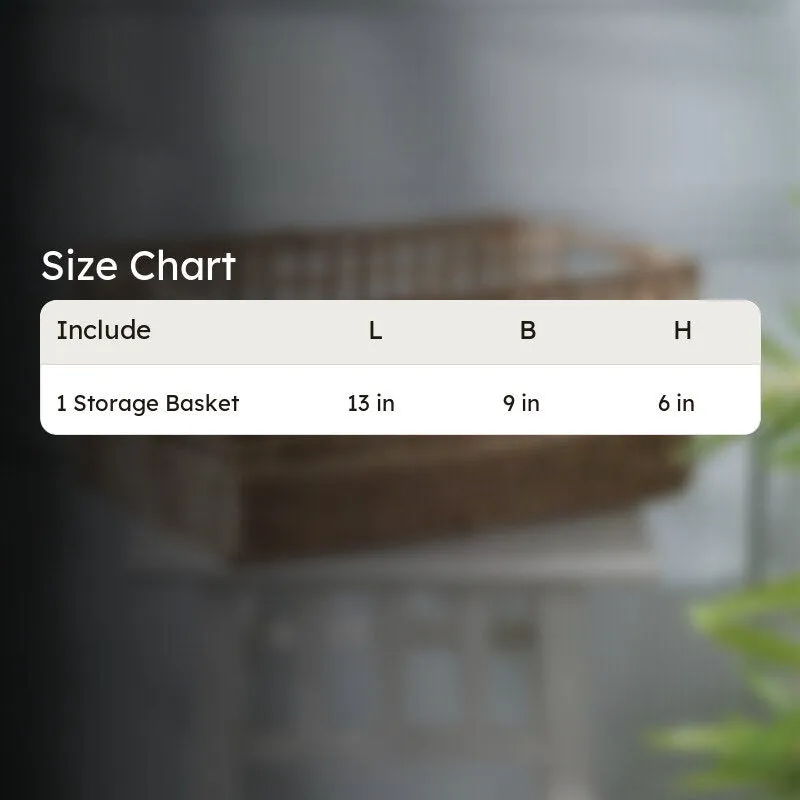 Verno Natural Fiber Storage Basket media 9