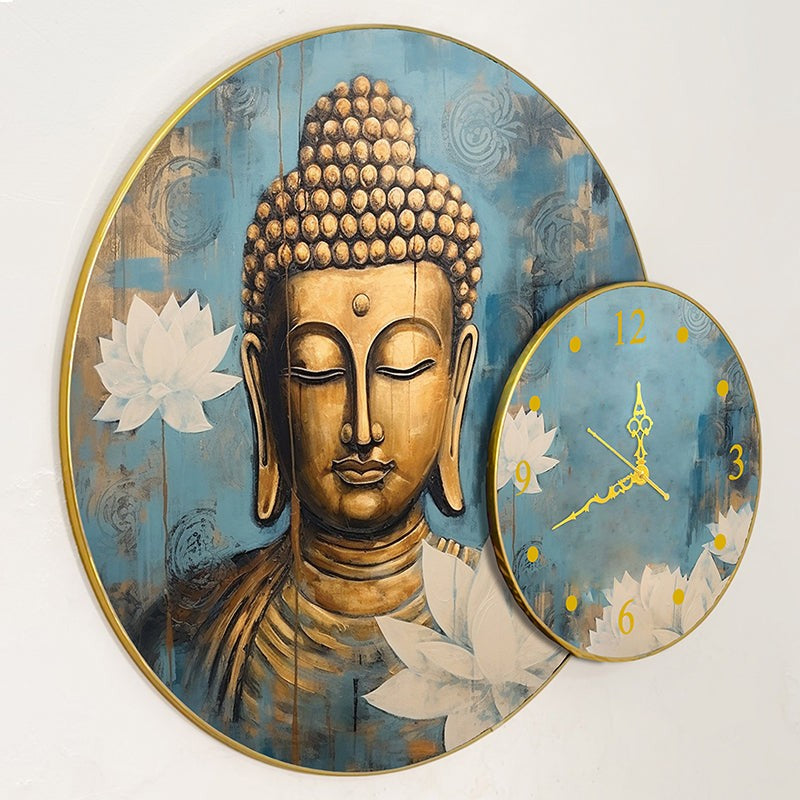 Buddha Kamala Analog Clock media 5