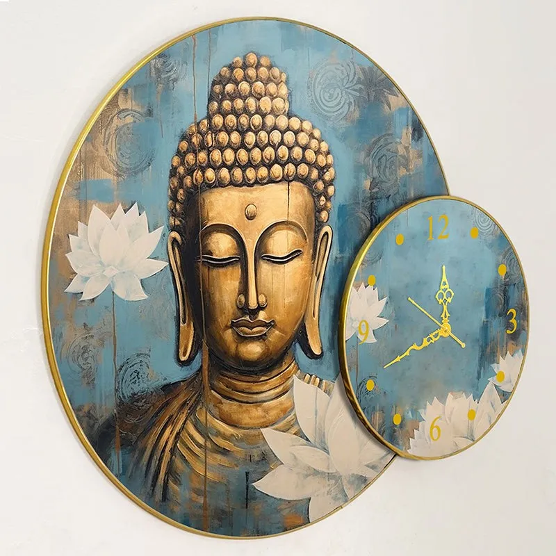 Buddha Kamala Analog Clock media 5