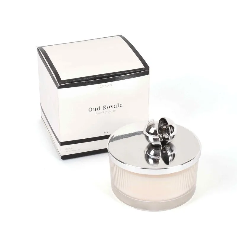 Glowra Oud Royale Scented Soy Candle media 4