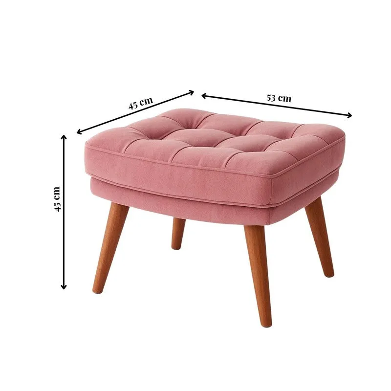 Cresvino Prime Ottoman - Pink media 5