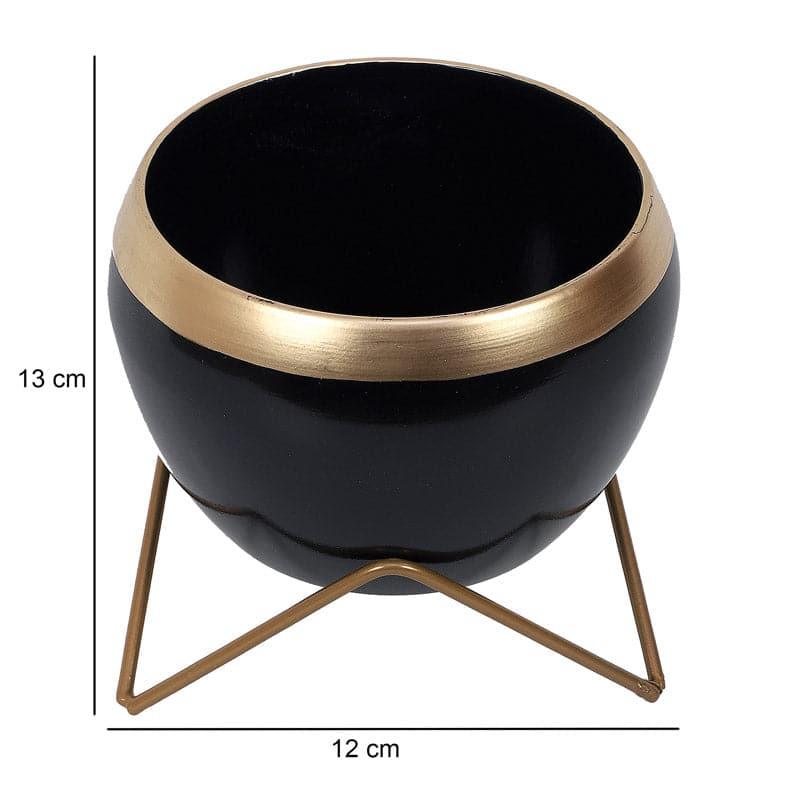 Apple Dun Planter (Black) - Set Of Two media 6