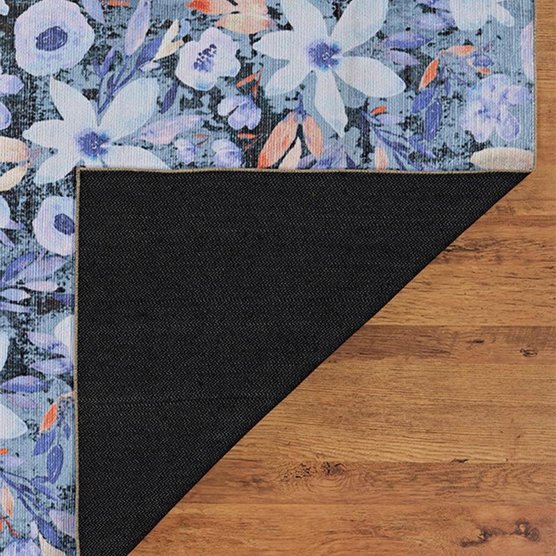 Abigail Floral Carpet - Blue media 7