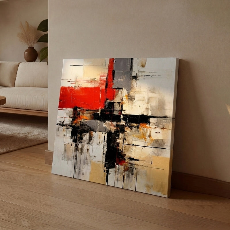 Abstract Strokes Canvas Wall Art