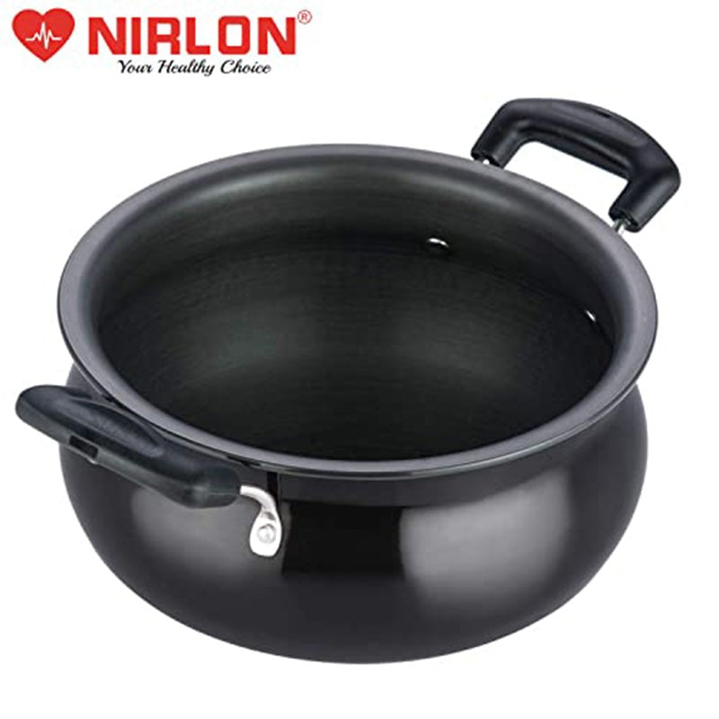 Nirlon Hard Anodized Handi - 1400 mL/6 Inches image 3