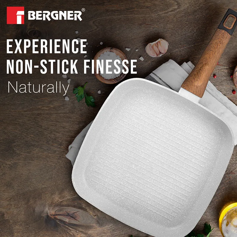Bergner Smooth Sear Induction Safe Non-Stick Grill Pan - 28 cm media 4