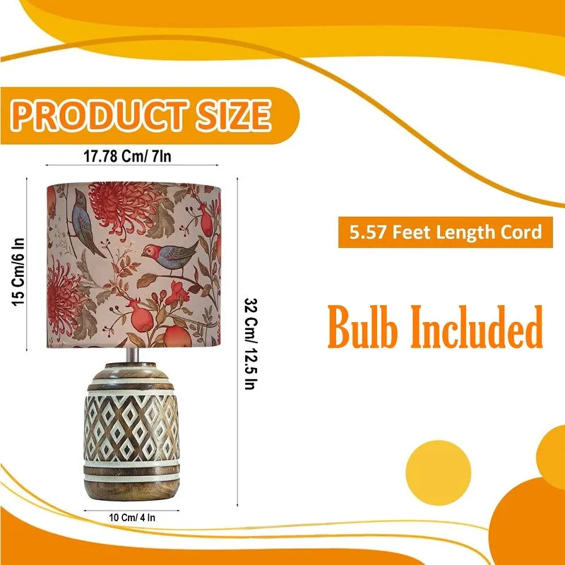 BirdVista Wooden Table Lamp media 9