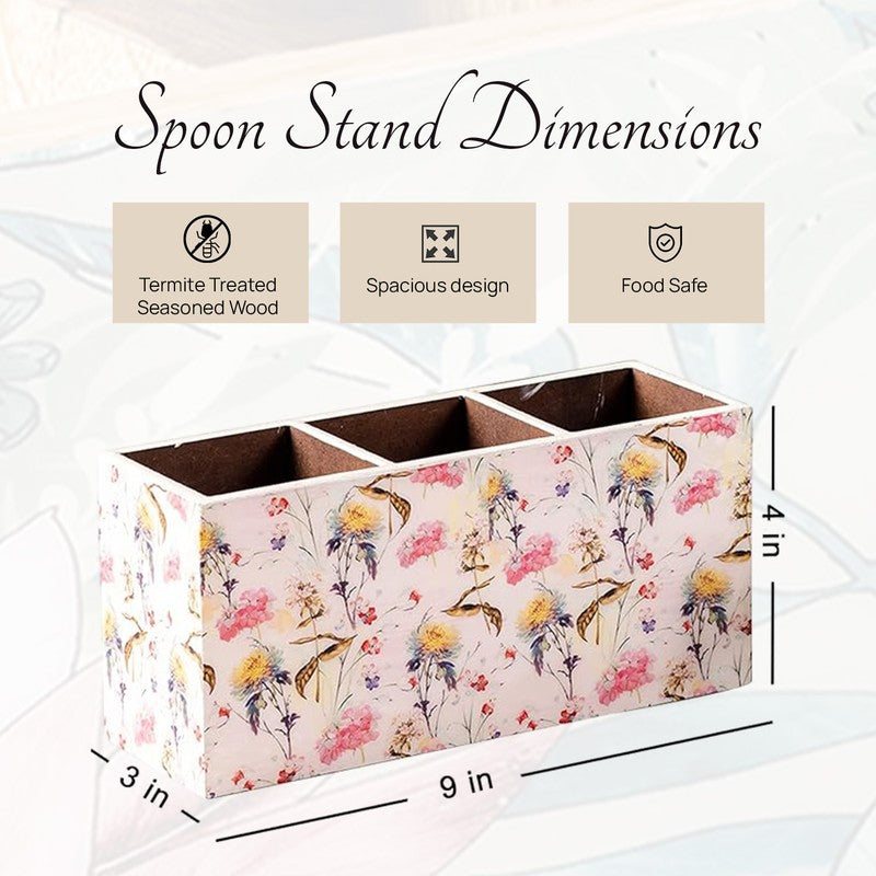 Floral Heavenly Cutlery Holder media 6