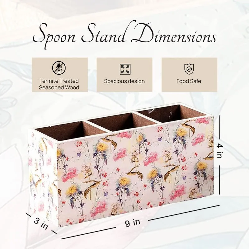 Floral Heavenly Cutlery Holder media 6