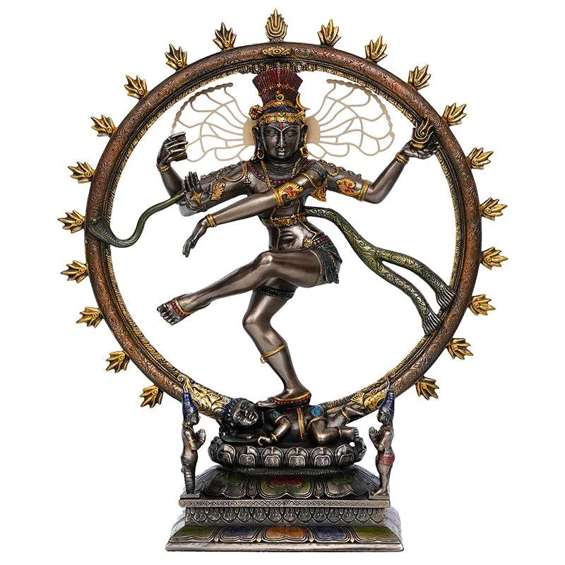 Nataraja Bronze Resin Showpiece media 4