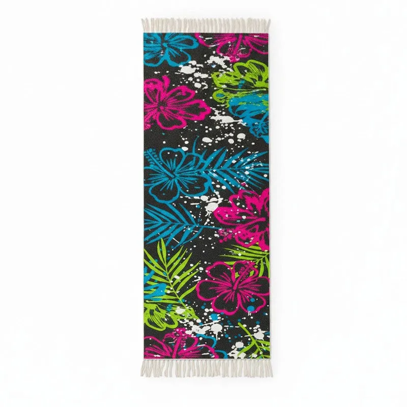 Hibiscus Splatter Runner Rug media 3
