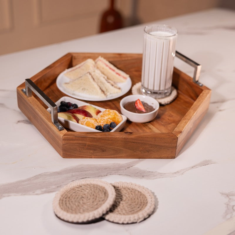 ChefServe Wood Serving Tray - Brown