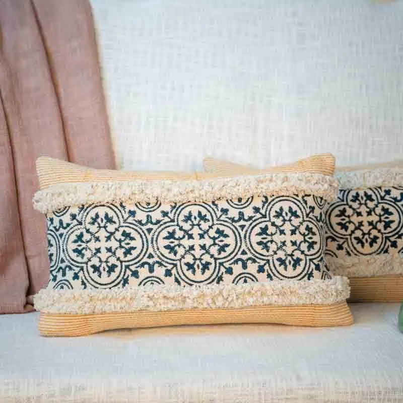 Fringed Horizon Cushion Cover media 2