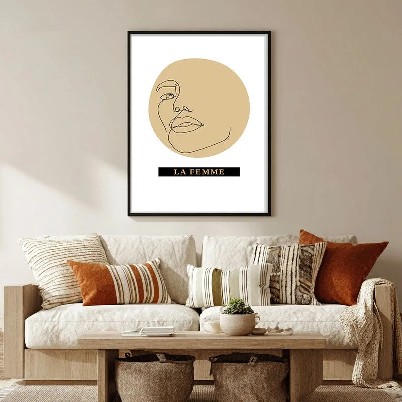 Ethereal Woman Canvas Wall Painting With Black Frame media 5