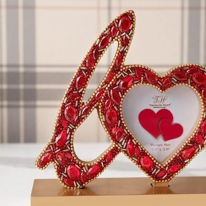 Love Lyric Jeweled Photo Frame media 3