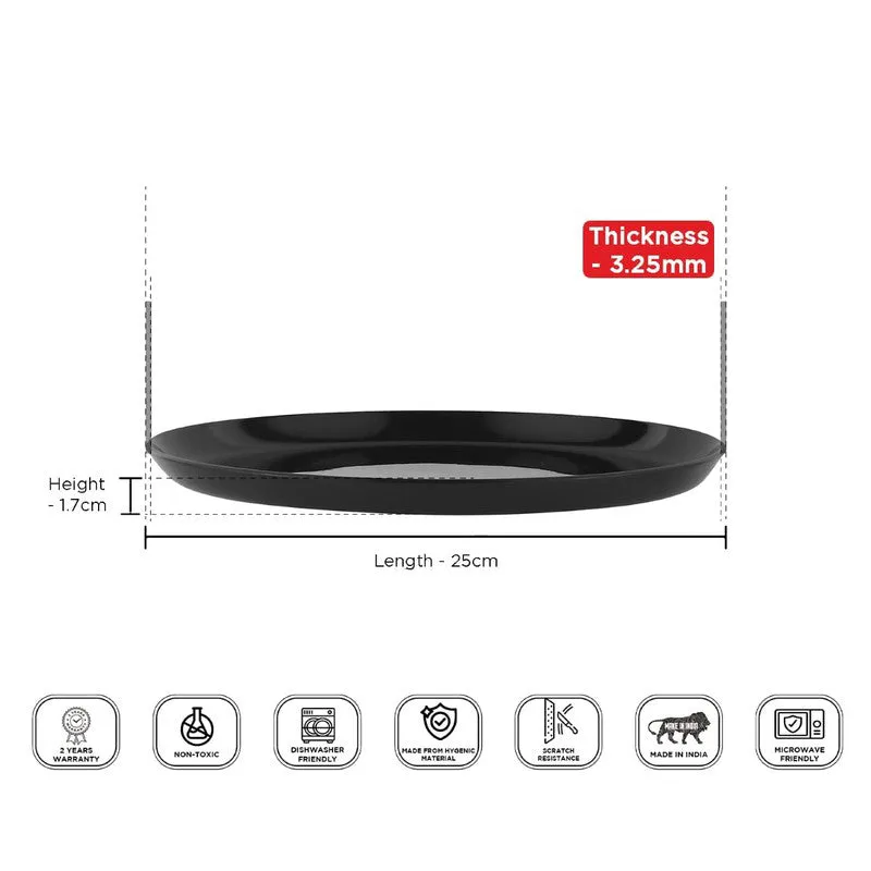 Vinod Ceyra Hard Anodised Non Stick Roti Tawa - 10 Inches media 10