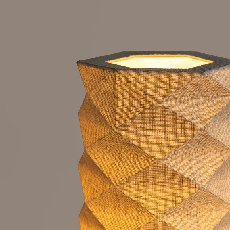 Fig Living Lumi Hexa Cotton Table Lamp - Beige media 6