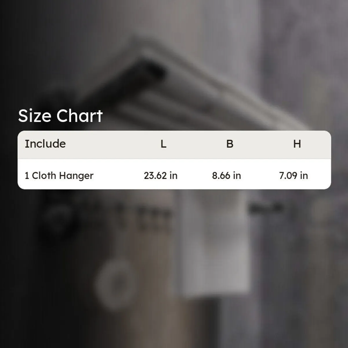 FlexHold Silver Steel Cloth Hanger - 11