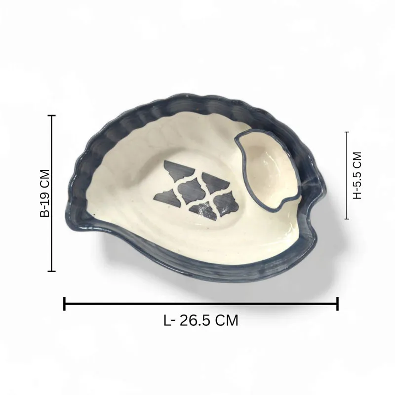 Leavra Ceramic Platter - Grey media 7