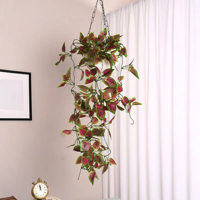 Verdhang IV Artificial Hanging Vine - 2.7 Feet media 1