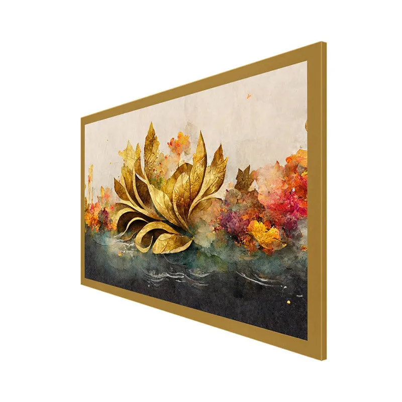 Atalia Floral Wall Painting With Frame media 7