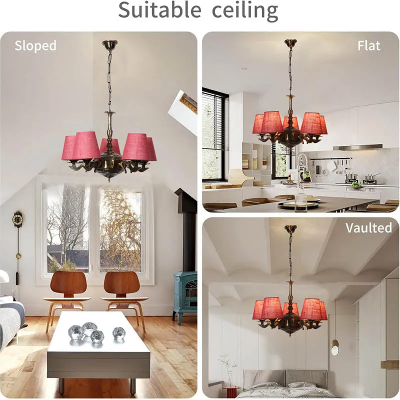 Troton Conical Golden Antique Ceiling Lamp media 5