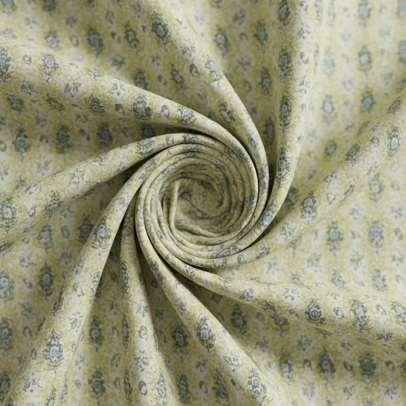 Rowan Ethnic Cotton Bedsheet (Yellow) - 180 TC media 5