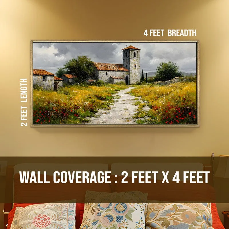 Country Light Canvas Wall Painting With Frame media 9