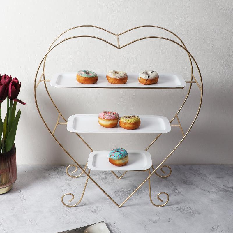 Heart Delicacy Cake Stand