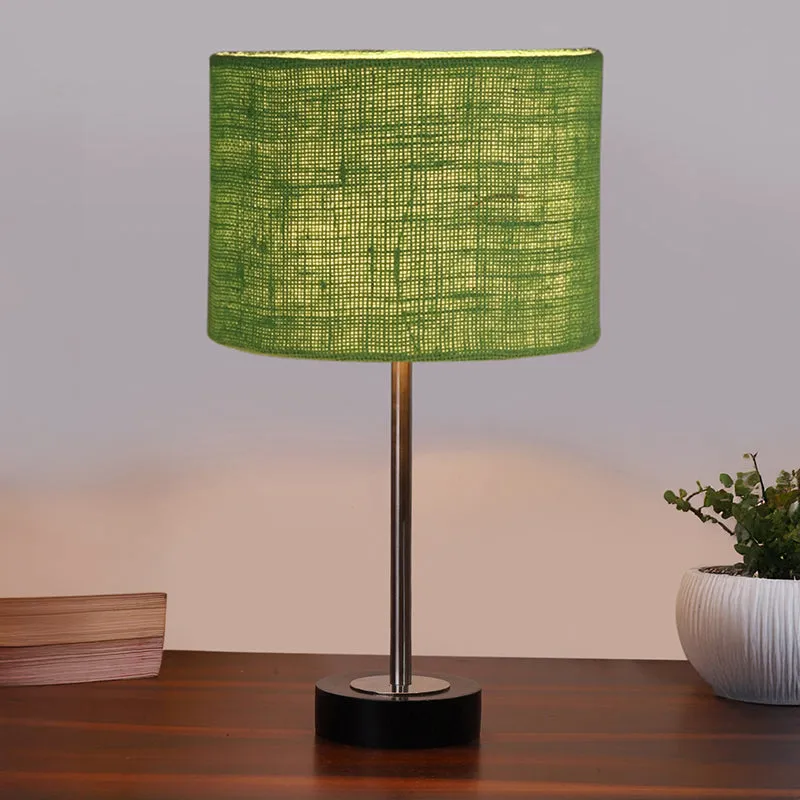 Sienna I Rodin Wooden Table Lamp - Green,Silver,Black media 2
