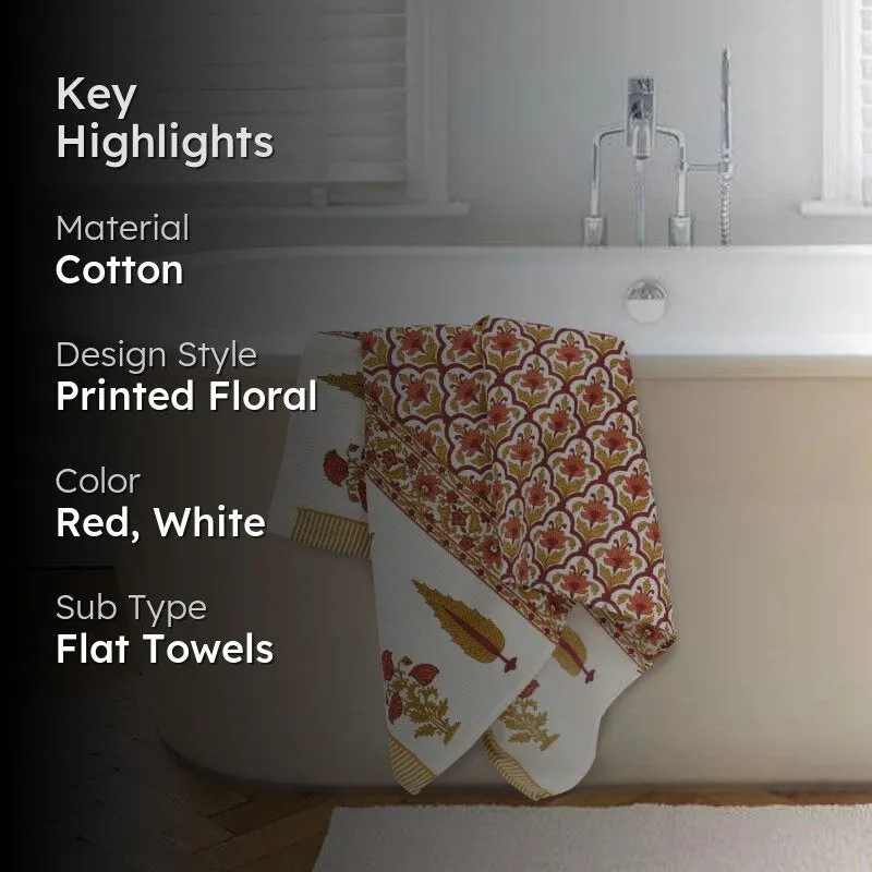 Mriksha Waffle Bath Towel media 2