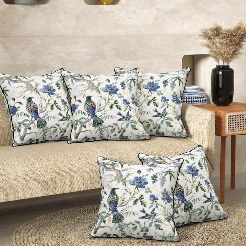 Anoma Cotton Cushion Cover - Set Of Five media 2