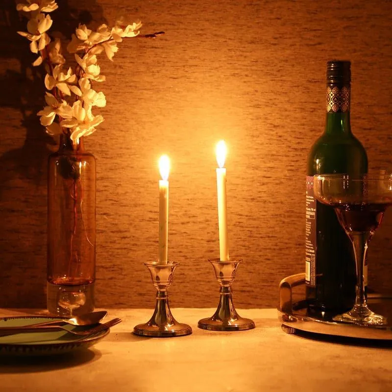 Gale Candle Holder (Silver) - Set Of Two media 3
