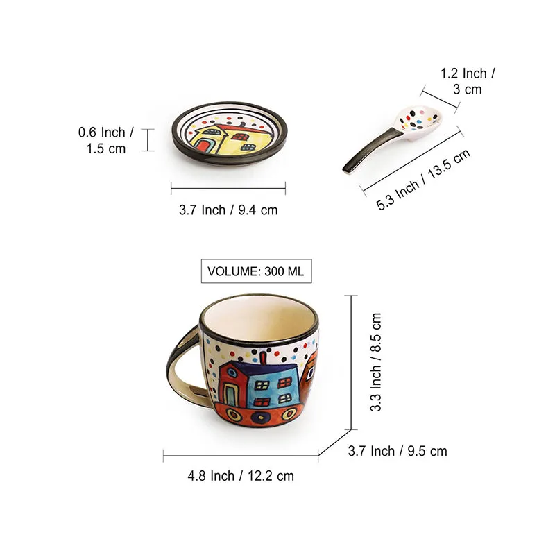 Coastal Ceramic Coffee Mug (300 mL Each) - Three Piece Set media 6
