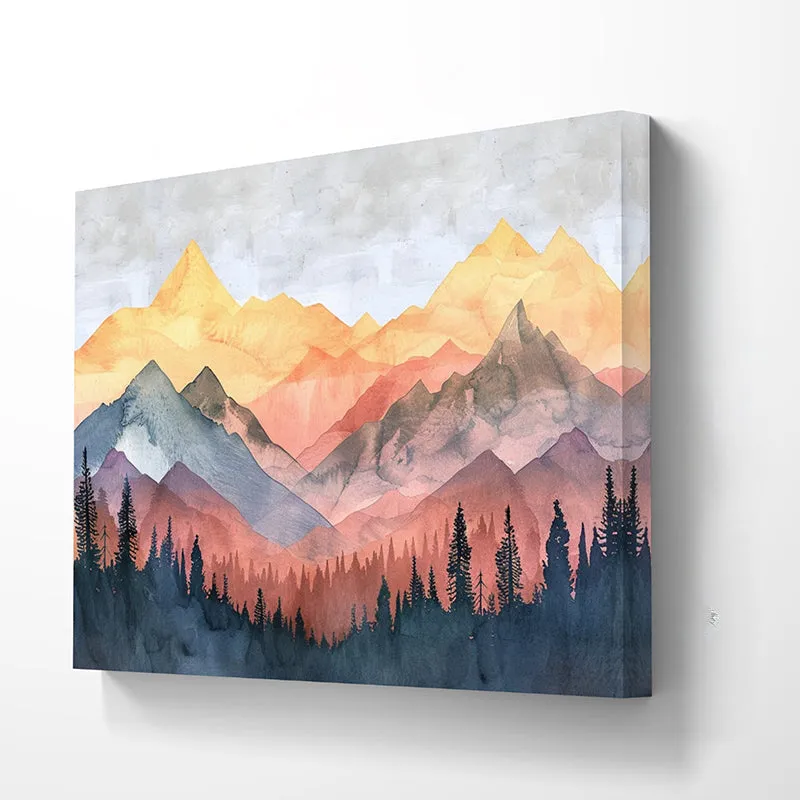 Sunset Majesty Canvas Wall Painting media 5