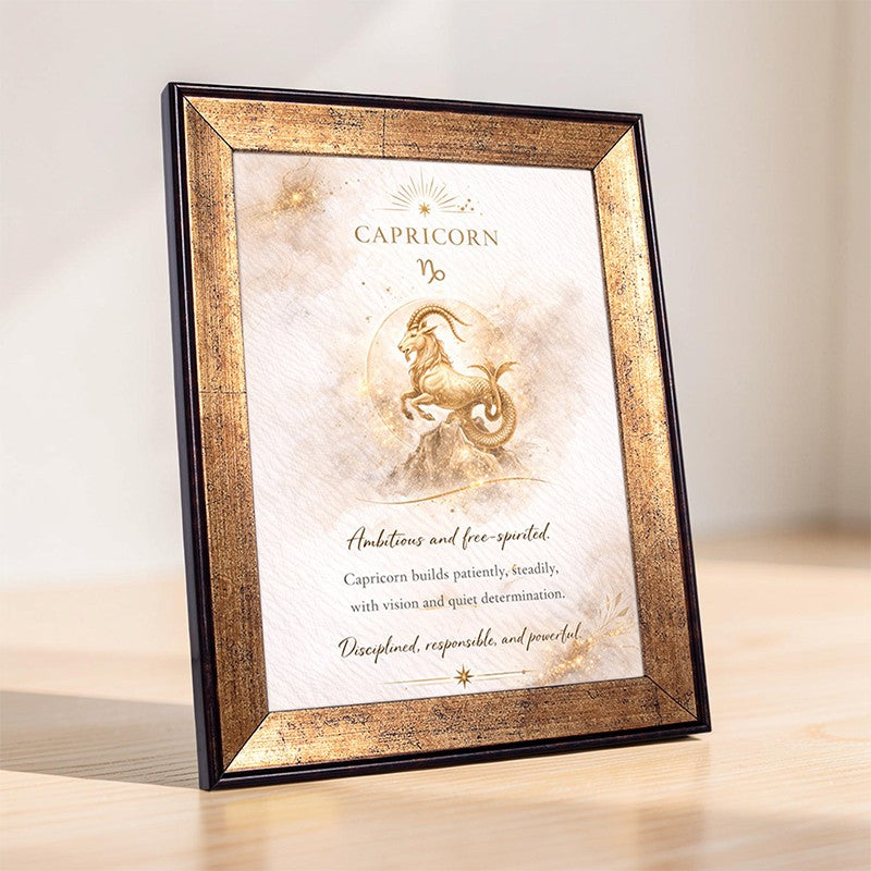 Capricorn Zodiac Photo Frame media 6