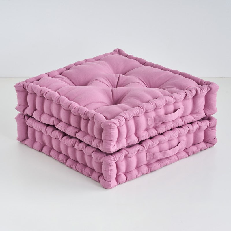 Marlon Floor Cushion (Lilac Purple) - Set Of Two media 4