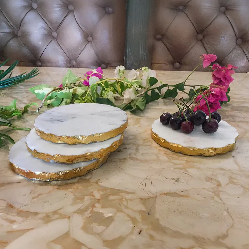 Veinara Marble Coaster - Set Of Four media 1