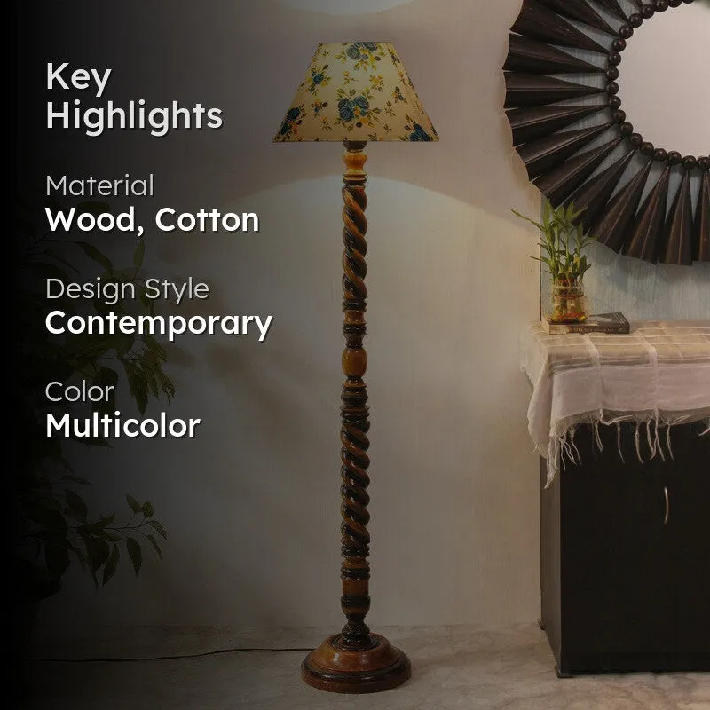 PrismRadiant Floor Lamp (Floral) media 2