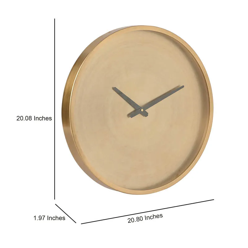 Runa Metallica Wall Clock - Gold media 4