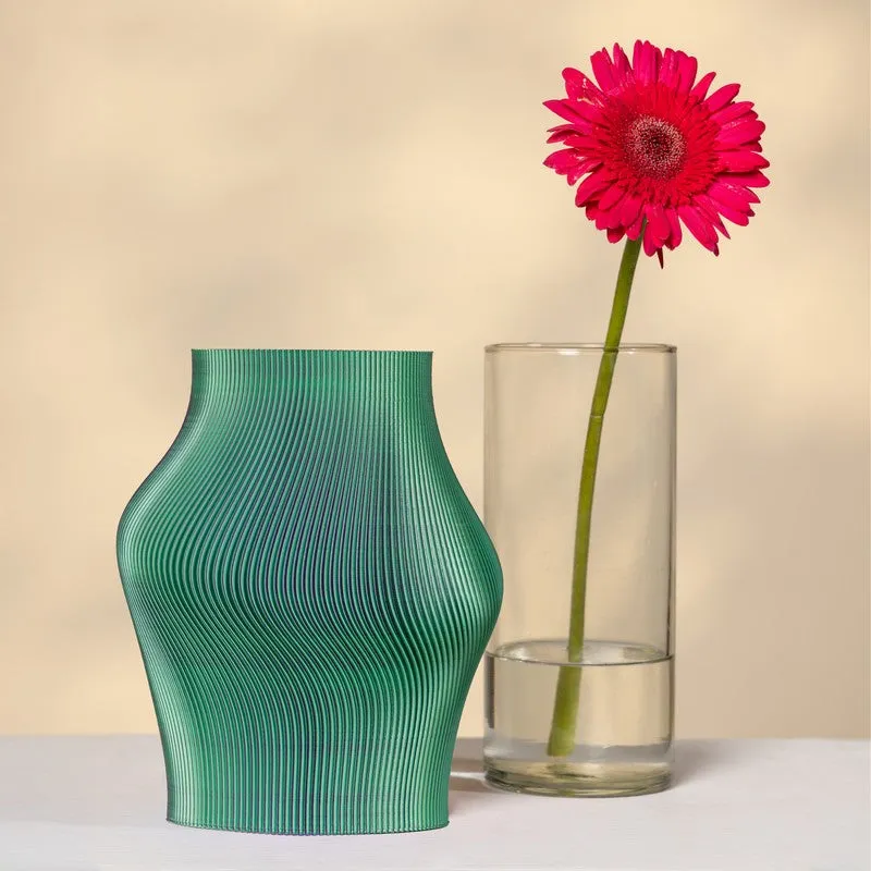 Fig Living Muse Vase GP (3d Printed) - Two Piece Set media 1