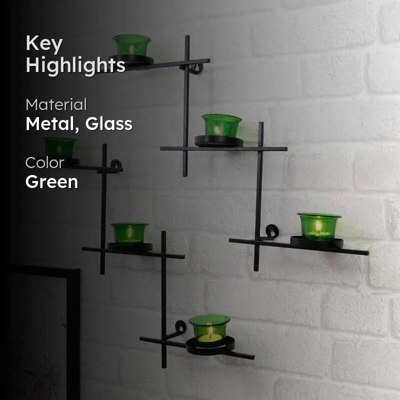 Luminaire Votive Trio (Green) - Set Of Two media 2