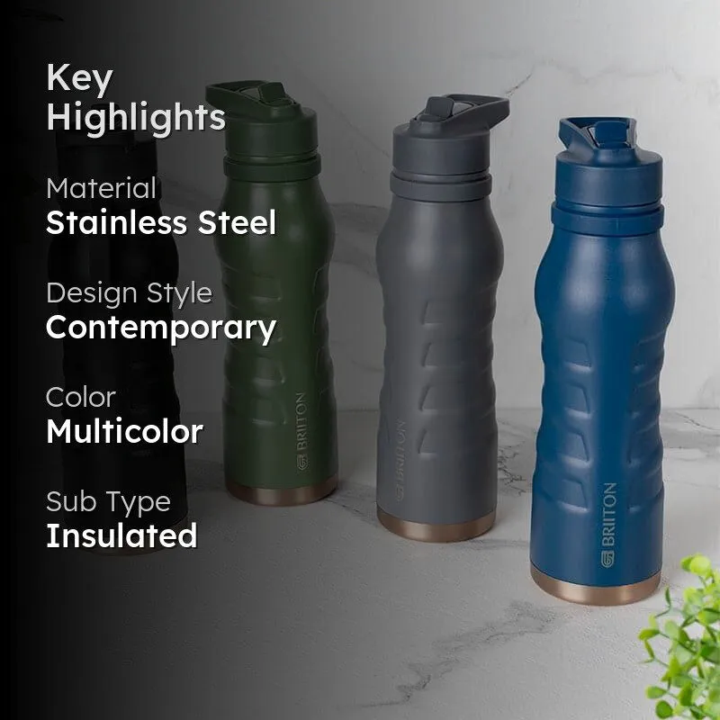 Epiquencher Hot & Cold Thermos Water Bottle (750 mL Each) - Set Of Four media 2