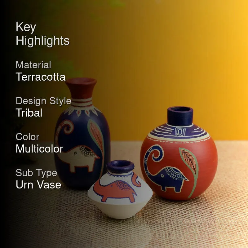 Rebo Elephant Vase - Set Of Three media 2