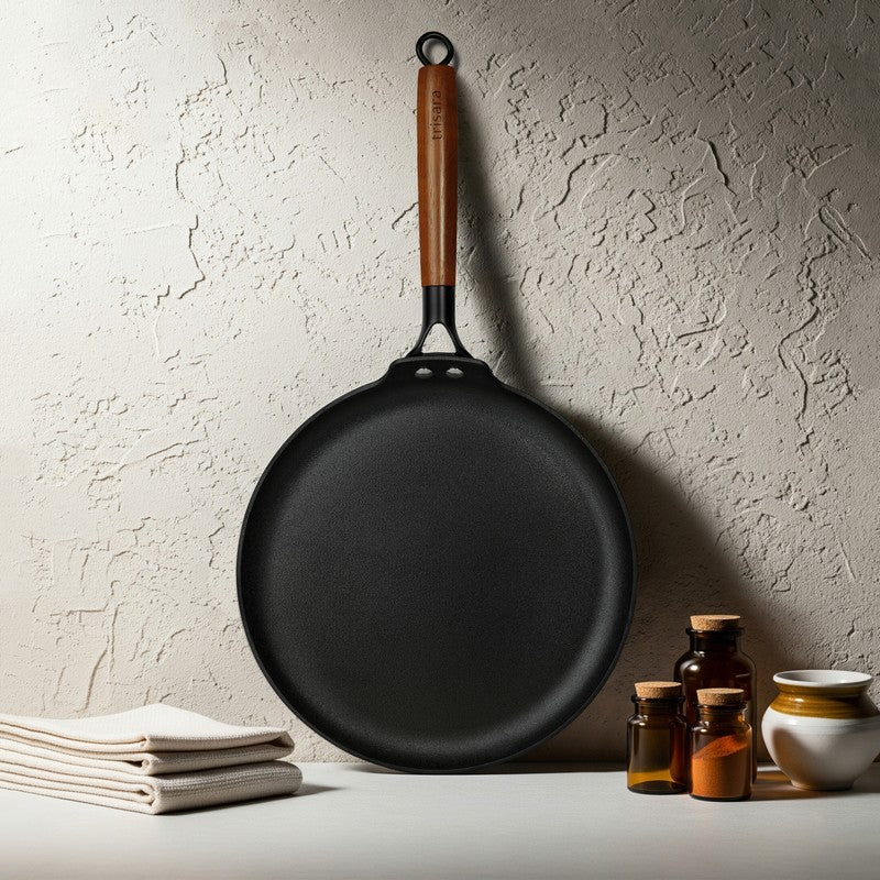Embassy Grilledge Matte Finish Cast Iron Dosa Tawa media 4