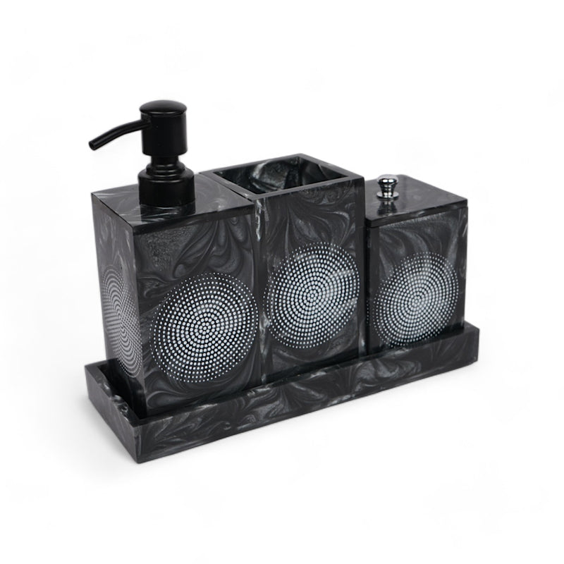 Tasya Resin Bathroom Set - Four Piece Set media 10