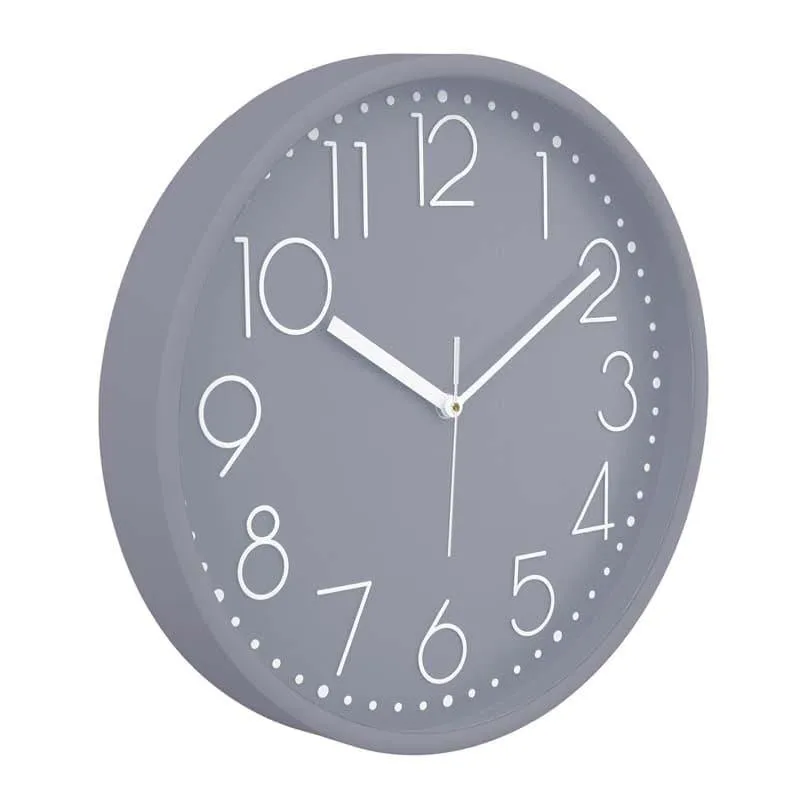 Elementary Wall Clock - Grey media 3